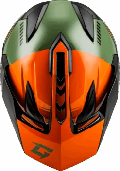 Gmax GM-11S Ronin Snow Helmet Orange Grey Electric Shield And Dual Lens -HJC Store 00ee 64d2b72d79cd7