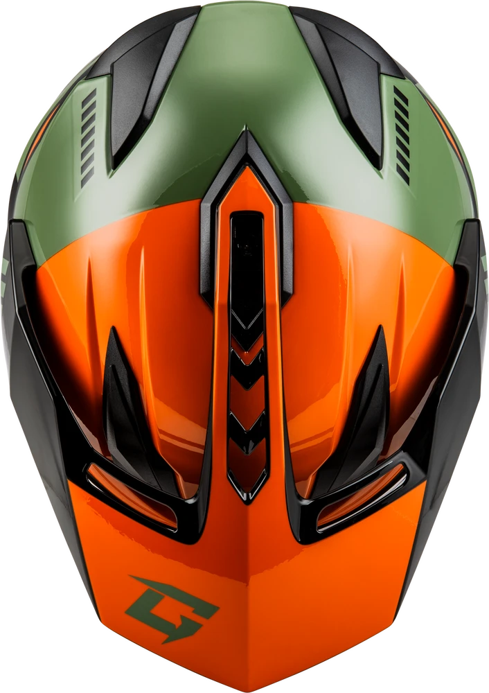 Gmax GM-11S Ronin Snow Helmet Orange Dual Lens 5 Gmax GM-11S Ronin Snow Helmet Orange Dual Lens - Image 3