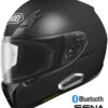 Shoei RF-SR Full Face Sena Bluetooth Helmet Matte Black