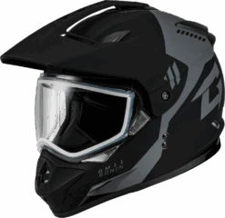 Gmax GM-11S Ronin Snow Helmet Matte Black Dual Lens