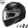 HJC I91 Bluetooth Snow Helmet Matte Black Electric Shield 1 HJC I91 Bluetooth Snow Helmet Matte Black Electric Shield -HJC Store 0623 631 11belectricwcord