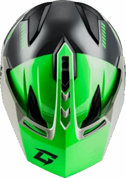Gmax GM-11S Ronin Snow Helmet Green Grey Electric Shield And Dual Lens -HJC Store 0758 64d2b6c09ef4d