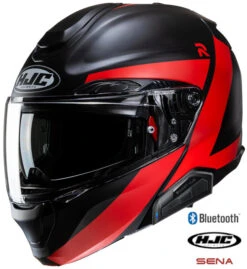 HJC RPHA 91S Bluetooth Helmet Abbes MC-1SF 11b Installed