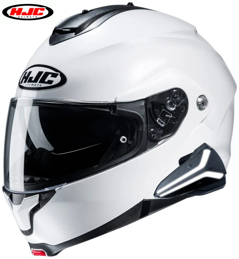 HJC C91 Helmet Sena Smart 20B Bluetooth Headset Pearl White 3 HJC C91 Helmet Sena Smart 20B Bluetooth Headset Pearl White