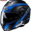 HJC C91 Helmet Sena Smart 20B Bluetooth Headset Taly Graphic MC2 Blue -HJC Store 0847 1032 03 20binstalled