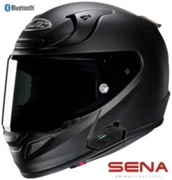 HJC RPHA 12 Full Face Sena Spider Bluetooth Helmet Matte Black