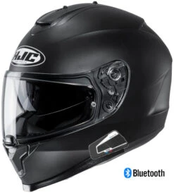 HJC C70 Full Face Bluetooth Helmet Matte Black