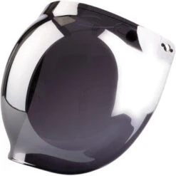Z1R Flip Up Bubble Shield 3 Snap Chrome