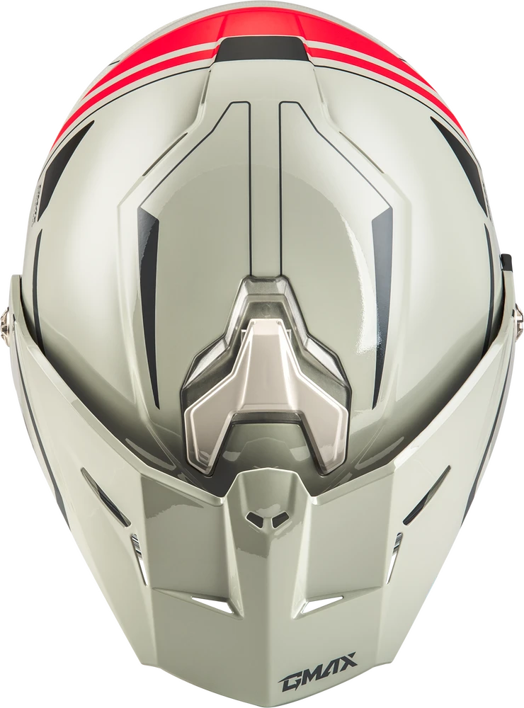 Gmax MD-74S Spectre Snow Helmet White Red Electric Shield 6 Gmax MD-74S Spectre Snow Helmet White Red Electric Shield - Image 4