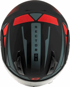Gmax MD-04 Modular Snow Helmet Sector Matte Black Red Electric Shield -HJC Store 0db0 64dd0d6190952 51453.1723095668