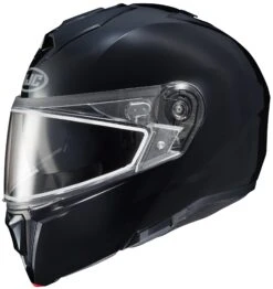 HJC I90 Modular Snow Helmet Gloss Black Dual Lens