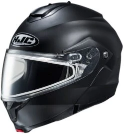HJC C91 Modular Snow Helmet Flat Black Dual Lens