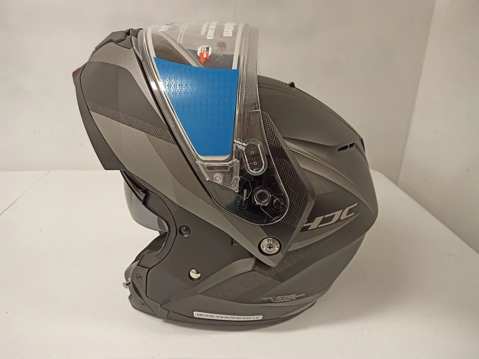 HJC C91 Modular Snow Helmet Taly Graphic MC5SF Flat Black Electric Shield 7 HJC C91 Modular Snow Helmet Taly Graphic MC5SF Flat Black Electric Shield - Image 5