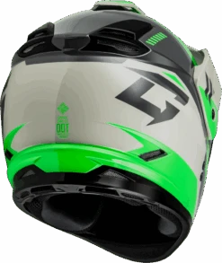 Gmax GM-11S Ronin Snow Helmet Green Grey Electric Shield And Dual Lens -HJC Store 17ad 64d2b6c0b3585