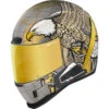 Icon Airform Full Face Bluetooth Helmet Semper Fi - Gold -HJC Store 1954B035 A6CA 498C 841C 21889F3E4807 T9S Attached