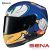 HJC RPHA 11 Pro Full Face Sena Bluetooth Helmet Sonic Sega Blue -HJC Store 1995 922spider