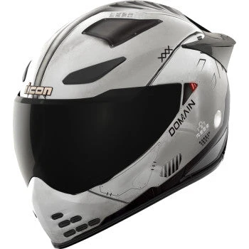 Icon Domain Full Face Helmet Future Proof Gray 3 Icon Domain Full Face Helmet Future Proof Gray