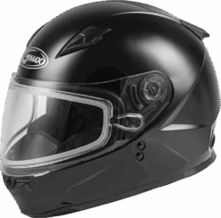 Gmax GM-49Y Youth Full Face Helmet Gloss Black Dual Lens
