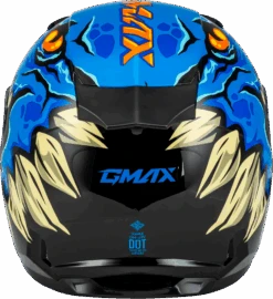 Gmax GM-49Y Youth Full Face Helmet Drax Graphic Blue Dual Lens -HJC Store 1b14 64dbeddf85c54