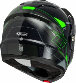 Gmax MD-74S Spectre Snow Helmet Grey Neon Green Electric Shield -HJC Store 2010 64fb676850bb1
