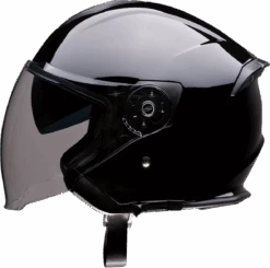 Z1R Open Face Helmet Road Maxx Gloss Black