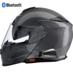 Z1R Solaris 2.0 Modular Bluetooth Helmet Dark Silver