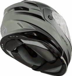 Gmax MD-01S Modular Snow Helmet Descendant Matte Gray Silver Dual Lens -HJC Store 26be 5f85d8b77a014
