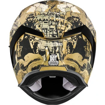 Icon Airform Full Face Helmet Guardian Gold 4 Icon Airform Full Face Helmet Guardian Gold - Image 2