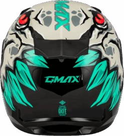 Gmax GM-49Y Youth Full Face Helmet Drax Graphic Silver Electric Shield -HJC Store 3674 64dbeeb99d561 1