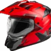 Gmax GM-11 Street Helmet Ripcord Graphic Red Size Medium -HJC Store 3693 60f83f01f1a86 street red