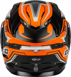 Gmax MD-01S Transistor Snow Helmet Orange Black Electric Shield And Dual Lens -HJC Store 387d 64f0f6834596a