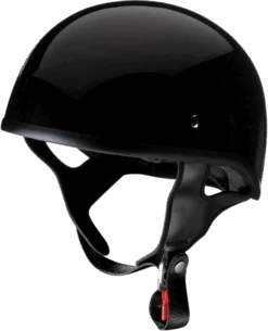 Z1R CC Beanie Half Shell Helmet Gloss Black