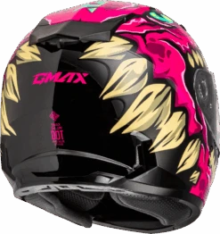 Gmax GM-49Y Youth Full Face Helmet Drax Graphic Pink Electric Shield -HJC Store 3c25 64dbee780df7d