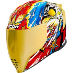 Icon Airflite Full Face Helmet Freedom Spitter Gold
