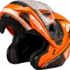 Gmax MD-04 Modular Snow Helmet Sector Gloss Orange Black Electric Shield -HJC Store 4333 64dd0dce7999d