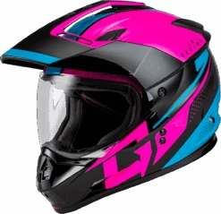 Gmax GM-11 Helmet Decima Graphic Black/Pink/Blue