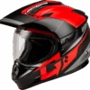 Gmax GM-11 Helmet Decima Graphic Black/Red/Grey -HJC Store 4468 source 1724866313