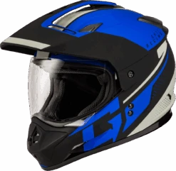 Gmax GM-11 Helmet Decima Graphic Matte Black/Blue