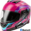 Gmax FF-18 Full Face Bluetooth Helmet Drift Graphic Pink/Blue/Black -HJC Store 4723 source 1713556910 1024x1024 T9S
