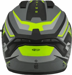 Gmax FF-18 Full Face Helmet Drift Graphic Grey/Hi-Vis -HJC Store 4988 653049cb5e778