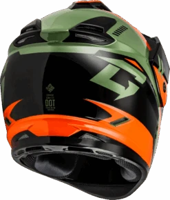 Gmax GM-11S Ronin Snow Helmet Orange Grey Electric Shield And Dual Lens -HJC Store 49e7 64d2b72da4335