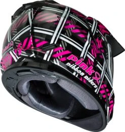 Gmax GM11S Ladies Dual Sport Snow Helmet Pink Ribbon Rider -HJC Store 4f74 5b92b3ddac388