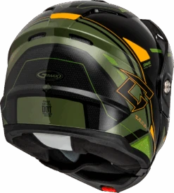 Gmax MD-74S Spectre Snow Helmet Black Green Electric Shield -HJC Store 5011 64fb670a6d593