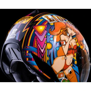 Icon Domain Full Face Bluetooth Helmet Lucky Lid 4 Red 7 Icon Domain Full Face Bluetooth Helmet Lucky Lid 4 Red - Image 5