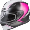 Gmax GM-49Y Youth Full Face Helmet Hail Graphic Matte Black Pink White Dual Lens -HJC Store 5625 5ff7aa83103fe 2bab8765 0284 4c19 b5cd ba52af888902