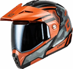 Gmax MD-74 Striker Modular Helmet Black/Grey/Orange -HJC Store 56da 65008eb34c699