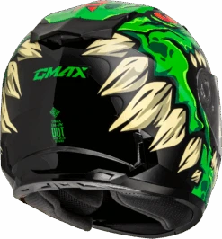 Gmax GM-49Y Youth Full Face Helmet Drax Graphic Green Dual Lens -HJC Store 595c 64dbedff0d556 1