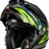 Gmax MD-74 Striker Modular Helmet Black/Silver/Green -HJC Store 6727 65008ef23dcd3