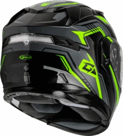 Gmax MD-01S Transistor Snow Helmet Green Black Electric Shield -HJC Store 6ac4 64f0f6241c132 1