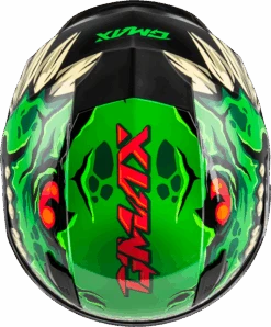 Gmax GM-49Y Youth Full Face Helmet Drax Graphic Green Electric Shield -HJC Store 6d29 64dbedff0efa8